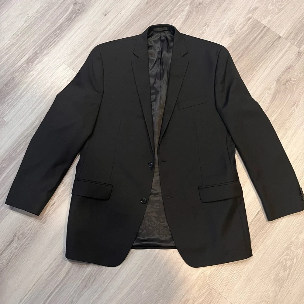 MICHAEL KORS‎ 100%wool Men's Black Blazer